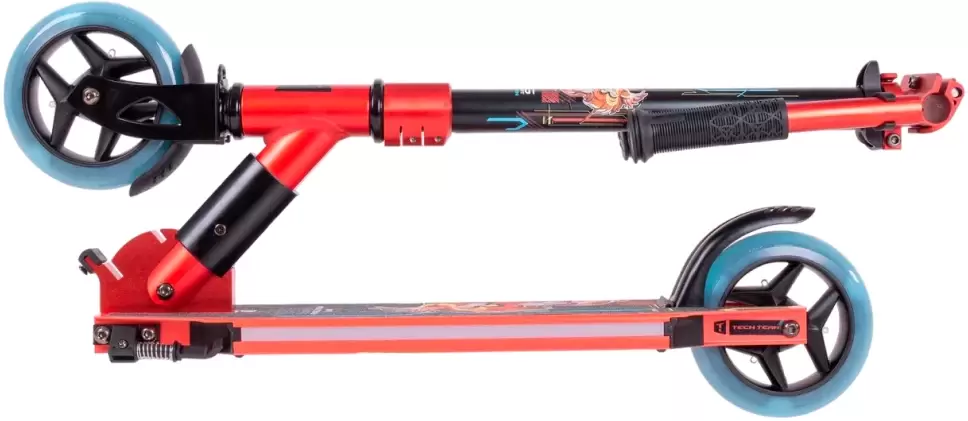Cамокат Tech Team 145R Evolution Lux 2024 (красный) фото-4 Cамокат Tech Team 145R Evolution Lux 2024 (красный) фото-4